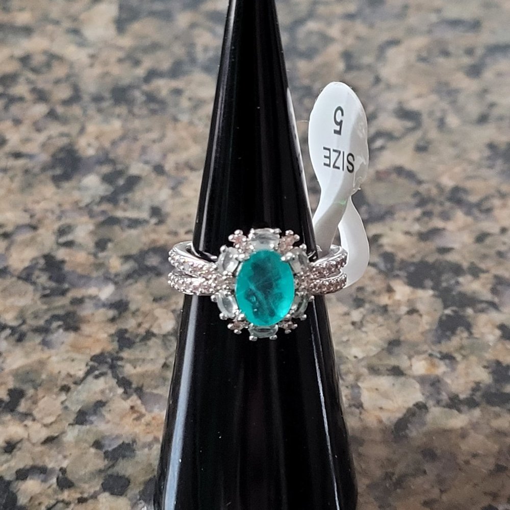 Bomb Party RBP6146 "Just Walked into the Room" Brazilian Emerald Sz 5